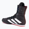 adidas Box Hog 4 core fekete/felhőfehér/tiszta rubin bokszcipő 3