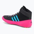 Bokszcipők adidas HVC core black/signal cyan/yellow 3