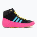 Gyerek bokszcipő adidas Havoc core black/signal cyan/yellow 2