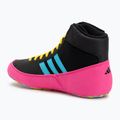Bokszcipő adidas Havoc core black/signal cyan/yellow 3