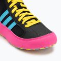 Gyerek bokszcipő adidas Havoc core black/signal cyan/yellow 7