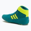 Gyerek birkózócipő adidas Havoc purple team/lucid lemon/signal cyan 3