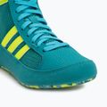 Gyerek birkózócipő adidas Havoc purple team/lucid lemon/signal cyan 7