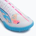 Futballcipő PUMA Ultra 5 Match Vol. Up TT puma white/luminous blue/poison pink/fizzy melon 7