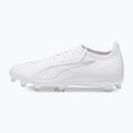 PUMA Ultra 5 Pro FG/AG futballcipő puma fehér/puma fehér 9