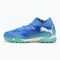 Gyerek focicipő PUMA Future 7 Match TT + Mid Jr bluemazing/puma white/electric peppermint 2