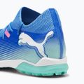 Gyerek focicipő PUMA Future 7 Match TT + Mid Jr bluemazing/puma white/electric peppermint 5