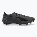 PUMA Ultra 5 Ultimate FG labdarúgócipő puma fekete/puma ezüst/árnyékszürke 2