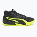 Férfi kosárlabda cipő PUMA Court Pro puma black/electric lime 2