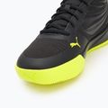 Férfi kosárlabda cipő PUMA Court Pro puma black/electric lime 7