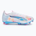 Futballcipő PUMA Ultra 5 Match Vol. Up FG/AG puma white/luminous blue 2