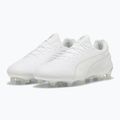 PUMA King Ultimate FG/AG futballcipő puma fehér/puma ezüst 8