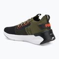 Futócipő PUMA Softride Symmetry Fuzion puma olive/puma black/flame filcker 3