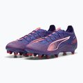 PUMA Ultra 5 Pro FG/AG lapis lazuli/puma fehér/sunset gloe futballcipő 8