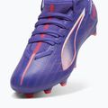 PUMA Ultra 5 Match FG/AG Jr gyermek labdarúgócipő lapis lazuli/puma fehér/naplemente fénye 12