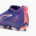 PUMA Ultra 5 Match FG/AG Jr gyermek labdarúgócipő lapis lazuli/puma fehér/naplemente fénye 13