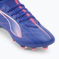 PUMA Ultra 5 Match FG/AG Jr gyermek labdarúgócipő lapis lazuli/puma fehér/naplemente fénye 7