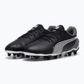 PUMA King Match FG/AG Jr gyermek focicipő puma fekete/puma fehér/hűvös sötétszürke 8