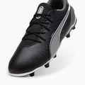 PUMA King Match FG/AG Jr gyermek focicipő puma fekete/puma fehér/hűvös sötétszürke 12