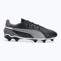 PUMA King Match FG/AG Jr gyermek focicipő puma fekete/puma fehér/hűvös sötétszürke 2