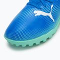 Futballcipő PUMA Future 7 Play TT hyperlink blue/mint/puma white 7