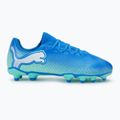 Gyerek focicipő PUMA Future 7 Play FG/AG Jr hyperlink blue/mint/puma white 2