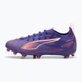 PUMA Ultra 5 Pro FG/AG Jr gyermek labdarúgócipő lapis lazuli/puma fehér/naplemente fénye 9