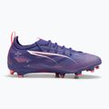 PUMA Ultra 5 Pro FG/AG Jr gyermek labdarúgócipő lapis lazuli/puma fehér/naplemente fénye 10