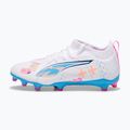 Gyerek focicipő PUMA Ultra 5 Match Vol. Up FG/AG Jr puma white/luminous blue 2