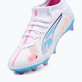 Gyerek focicipő PUMA Ultra 5 Match Vol. Up FG/AG Jr puma white/luminous blue 5