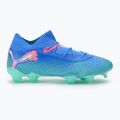 PUMA Future 7 Ultimate FG/AG bluemazing/puma fehér/electric peppermint futballcipő 2