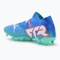 PUMA Future 7 Ultimate FG/AG bluemazing/puma fehér/electric peppermint futballcipő 3