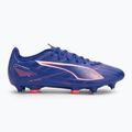 PUMA Ultra 5 Play MxSG lápisz lazuli/puma fehér/naplemente izzó futballcipő 2