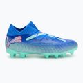 PUMA Future 7 Pro FG/AG Jr gyermek labdarúgócipő kék/fehér/puma/elektromos borsmenta 2