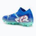 PUMA Future 7 Pro FG/AG Jr gyermek labdarúgócipő kék/fehér/puma/elektromos borsmenta 3