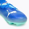 PUMA Future 7 Pro FG/AG Jr gyermek labdarúgócipő kék/fehér/puma/elektromos borsmenta 7