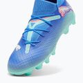 PUMA Future 7 Pro FG/AG Jr gyermek labdarúgócipő kék/fehér/puma/elektromos borsmenta 5