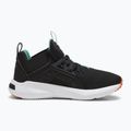 PUMA Softride Enzo NXT Jr gyermek cipő puma fekete / jade frost 2