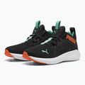 PUMA Softride Enzo NXT Jr gyermek cipő puma fekete / jade frost 3