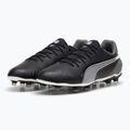 PUMA King Match FG/AG labdarúgócipő puma fekete/puma fehér/hideg sötétszürke 10