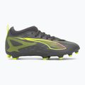 PUMA Ultra 5 Match FG/AG Jr gyermek futballcipő matt öregített ezüst/sárga riasztás/puma öregített ezüst 2