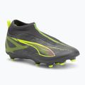 PUMA Ultra 5 Match+ LL FG/AG Jr matt öregedő ezüst/sárga riasztás/puma öregedő ezüst gyermek futballcipő