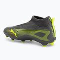 PUMA Ultra 5 Match+ LL FG/AG Jr matt öregedő ezüst/sárga riasztás/puma öregedő ezüst gyermek futballcipő 3