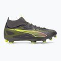 PUMA férfi futballcipő Ultra 5 Match+ FG/AG matt öregedett ezüst/sárga riasztás/puma öregedett ezüst 2