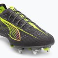 PUMA férfi futballcipő Ultra 5 Ultimate MxSG matt öregedő ezüst/sárga riasztás/sun struck 7