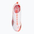 PUMA Ultra 5 Match FG/AG Jr gyermek futballcipő puma fehér/puma fekete/izzó piros 5