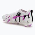 PUMA Ultra 5 Match Forever FG/AG Jr gyermek futballcipő puma fehér/tiszta magenta/tollszürke/puma fekete 3