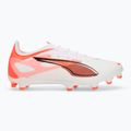 Férfi futballcipő PUMA Ultra 5 Pro FG/AG puma fehér/puma fekete/izzó piros 2