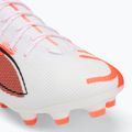 Férfi futballcipő PUMA Ultra 5 Pro FG/AG puma fehér/puma fekete/izzó piros 7