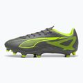 PUMA Ultra 5 Play FG/AG matt öregedő ezüst/sárga riasztás/puma öregedő ezüst futballcipő